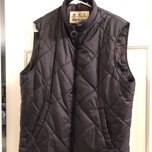 Navy Barbour vest
